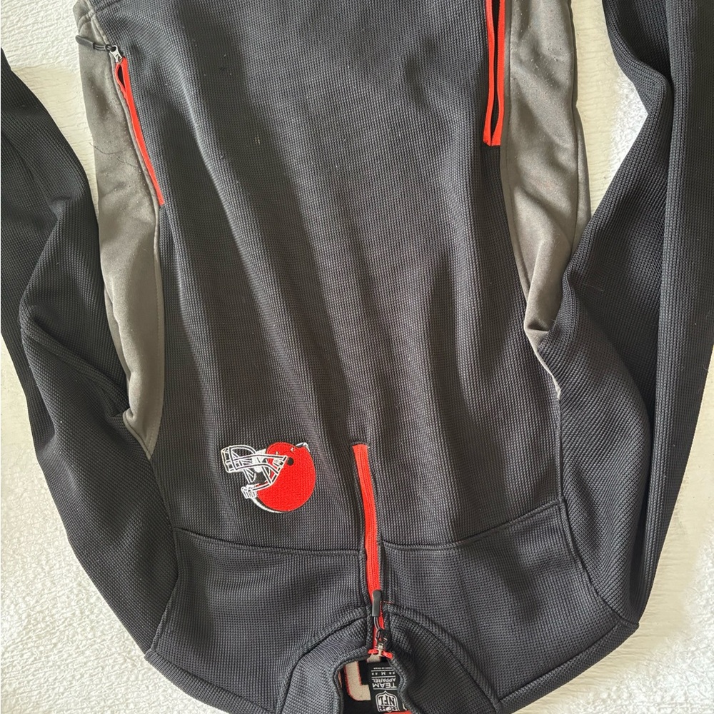 Browns Quarter-Zip Pullover